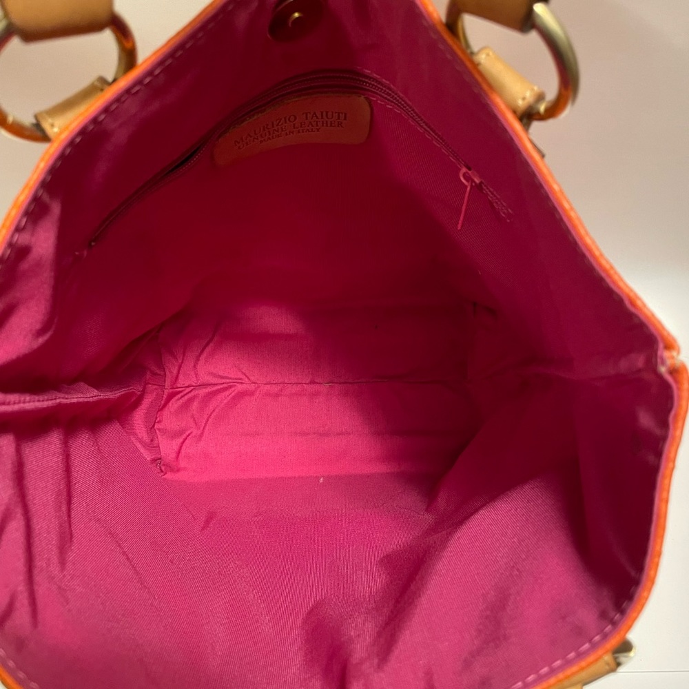 Maurizio Taiuti Italian Leather Bag - Picture 6 of 10
